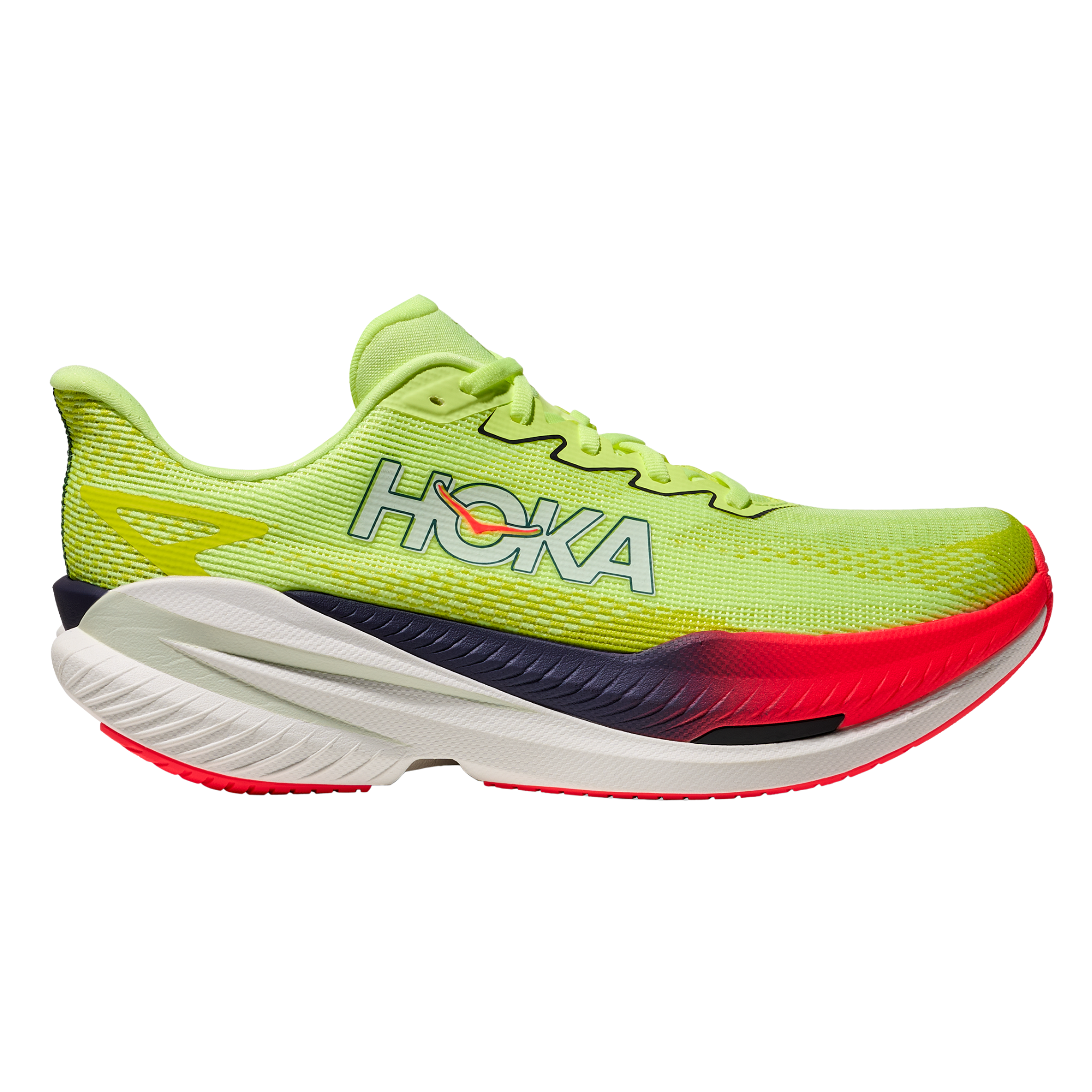 Hoka Womens Mach X 3 - Neon Yuzu/Squid Ink - Speed