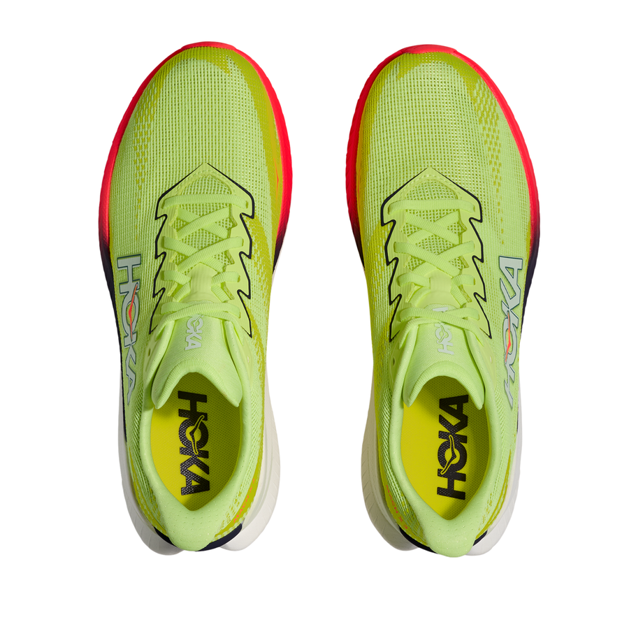 Hoka Womens Mach X 3 - Neon Yuzu/Squid Ink - Speed