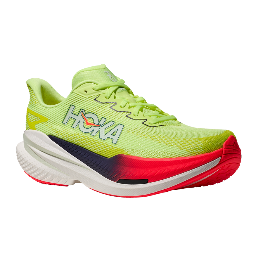Hoka Womens Mach X 3 - Neon Yuzu/Squid Ink - Speed