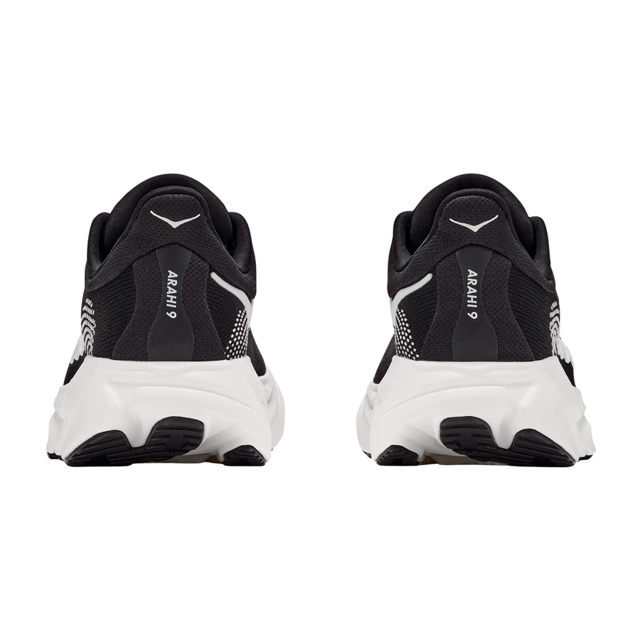 Hoka Mens Arahi 9 - Black/White - Stability