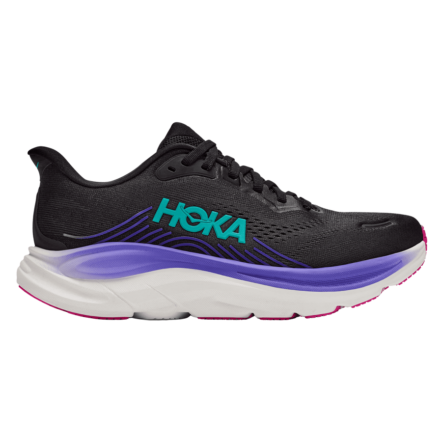 Hoka Womens Clifton 11 - Black/Neon Nebula - Neutral