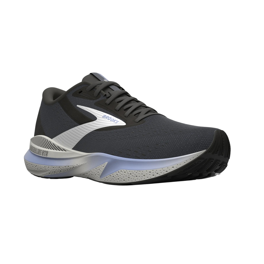 Brooks Womens Adrenaline GTS 24 - Ebony/Blue Heron/Silver - Stability