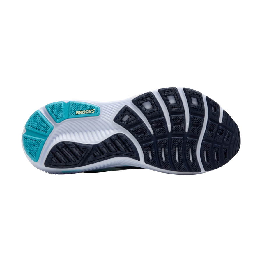 Brooks Womens Ghost 17 - Navy/Green/Turquoise - Neutral
