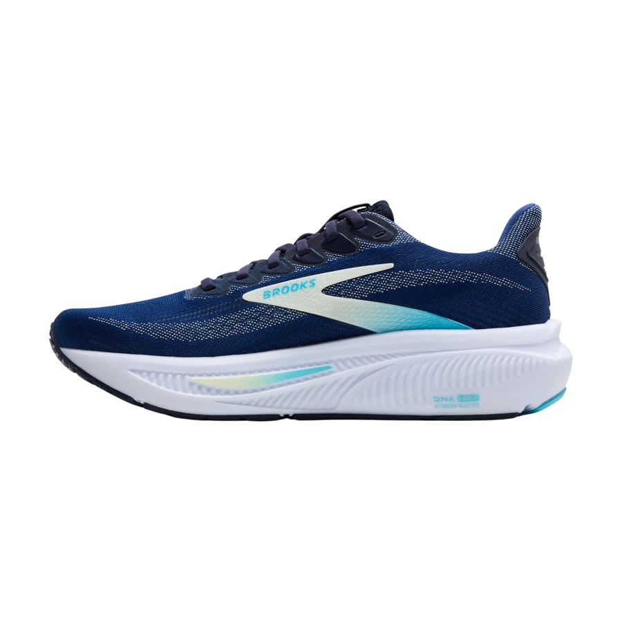 Brooks Womens Ghost 17 - Navy/Green/Turquoise - Neutral