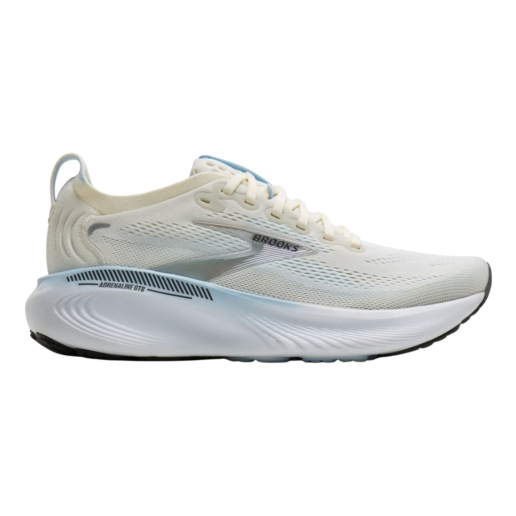 Brooks Womens Adrenaline GTS 25 - Star White/Nantucket/Chrome - Stability