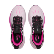 Brooks Womens Glycerin 23 - White/Phantom/Cyber Pink - Neutral