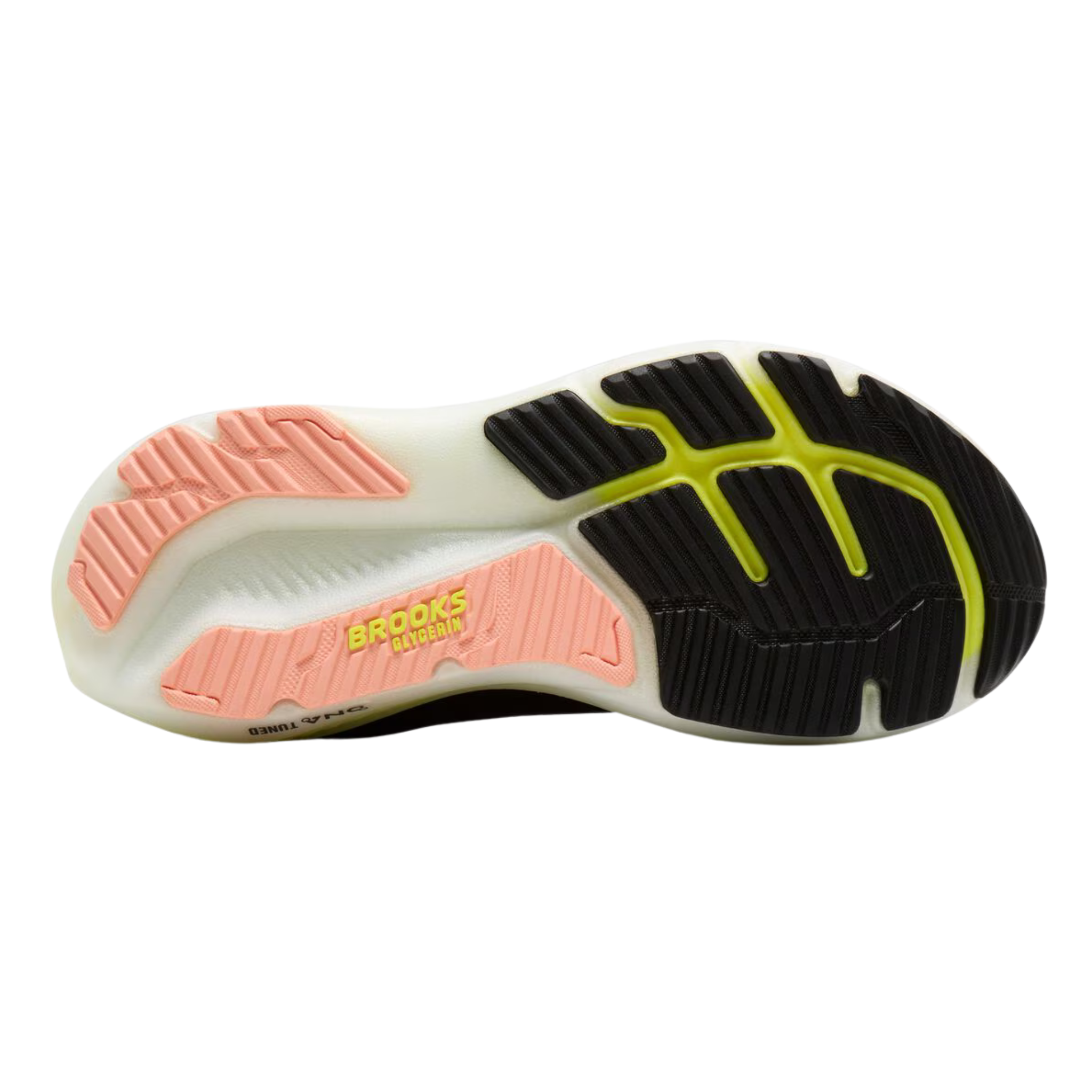 Brooks Womens Glycerin 23 - Black/Peach/Nightlife - Neutral