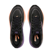 Brooks Womens Ghost 18 - Black/Mulled Grape/Peach - Neutral