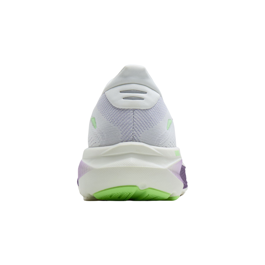 Brooks Womens Ghost 18 - White/Purple Hebe/Green - Neutral