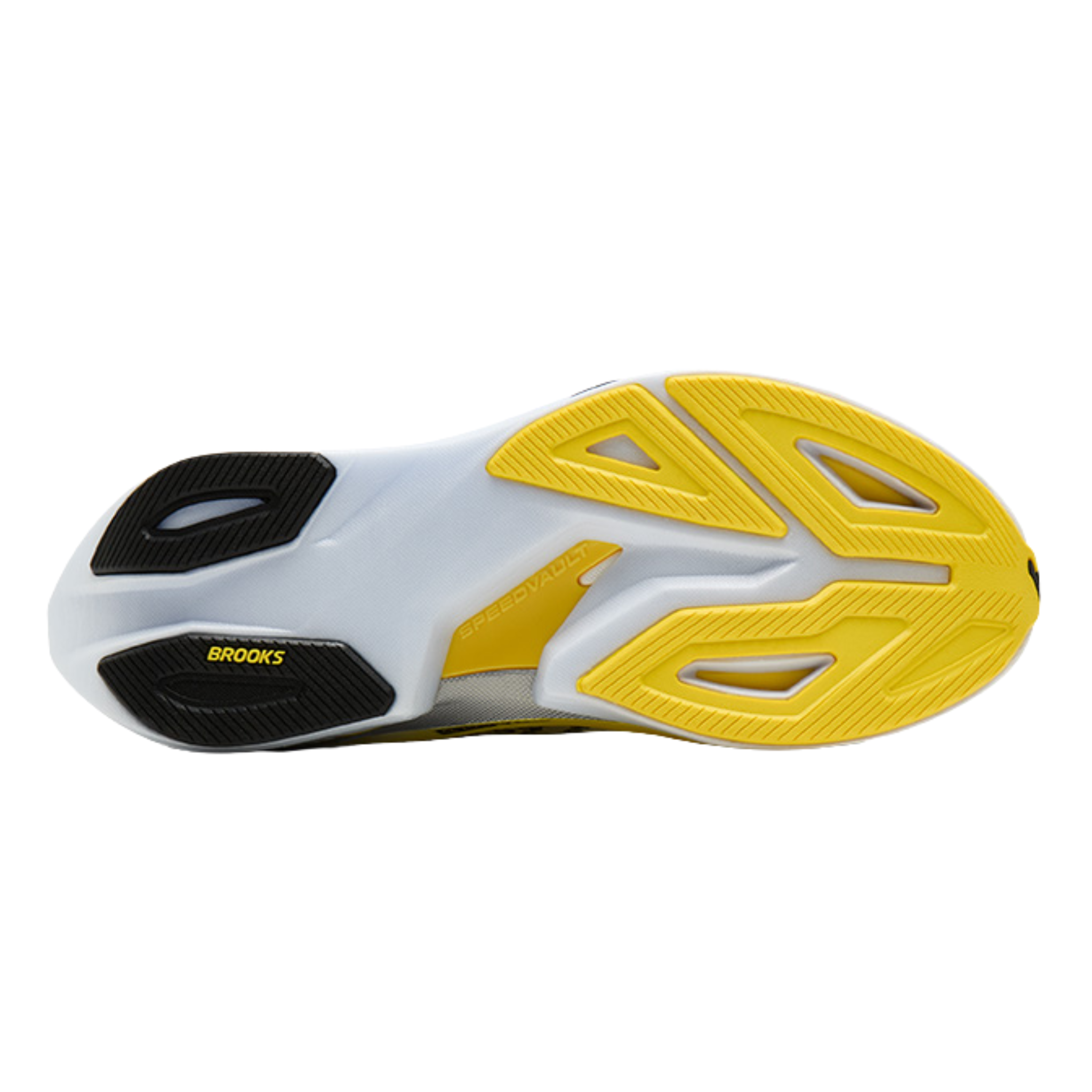 Brooks Womens Hyperion Max 4 - White/Cyber Yellow/Black - Speed