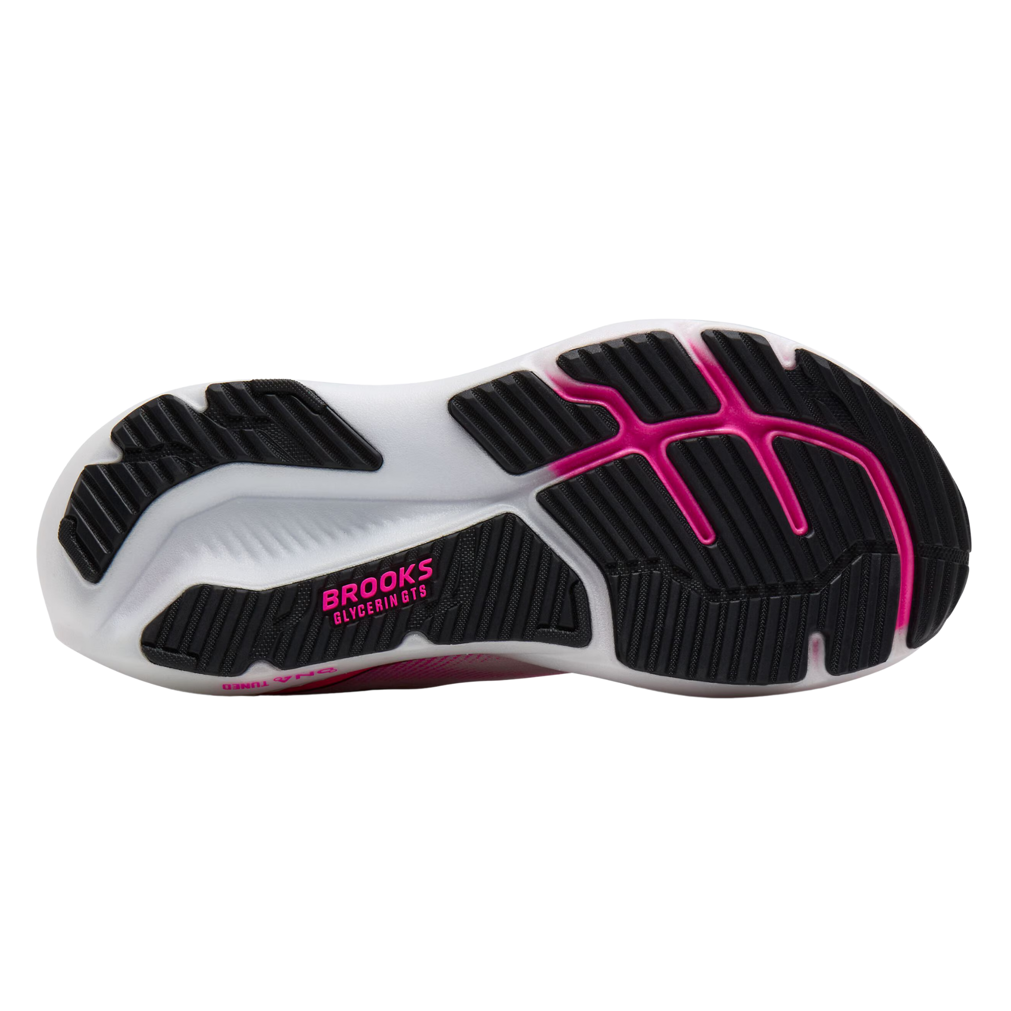 Brooks Womens Glycerin GTS 23 - White/Phantom/Cyber Pink - Stability