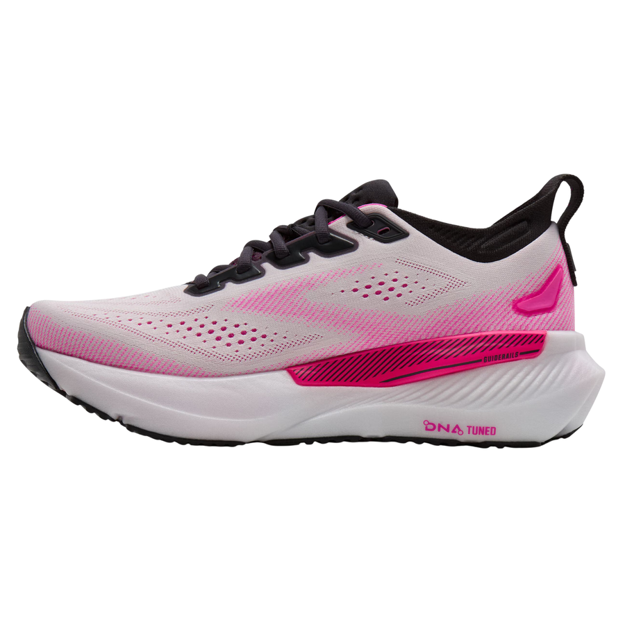 Brooks Womens Glycerin GTS 23 - White/Phantom/Cyber Pink - Stability