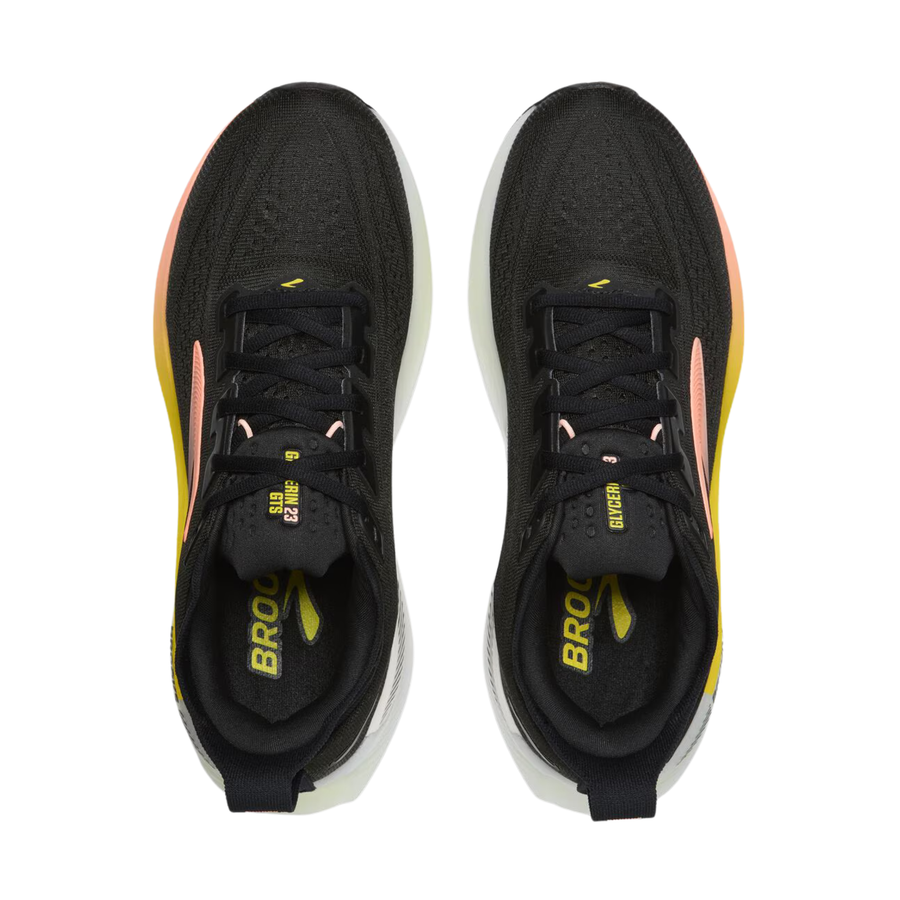 Brooks Womens Glycerin GTS 23 - Black/Peach/Nightlife - Stability