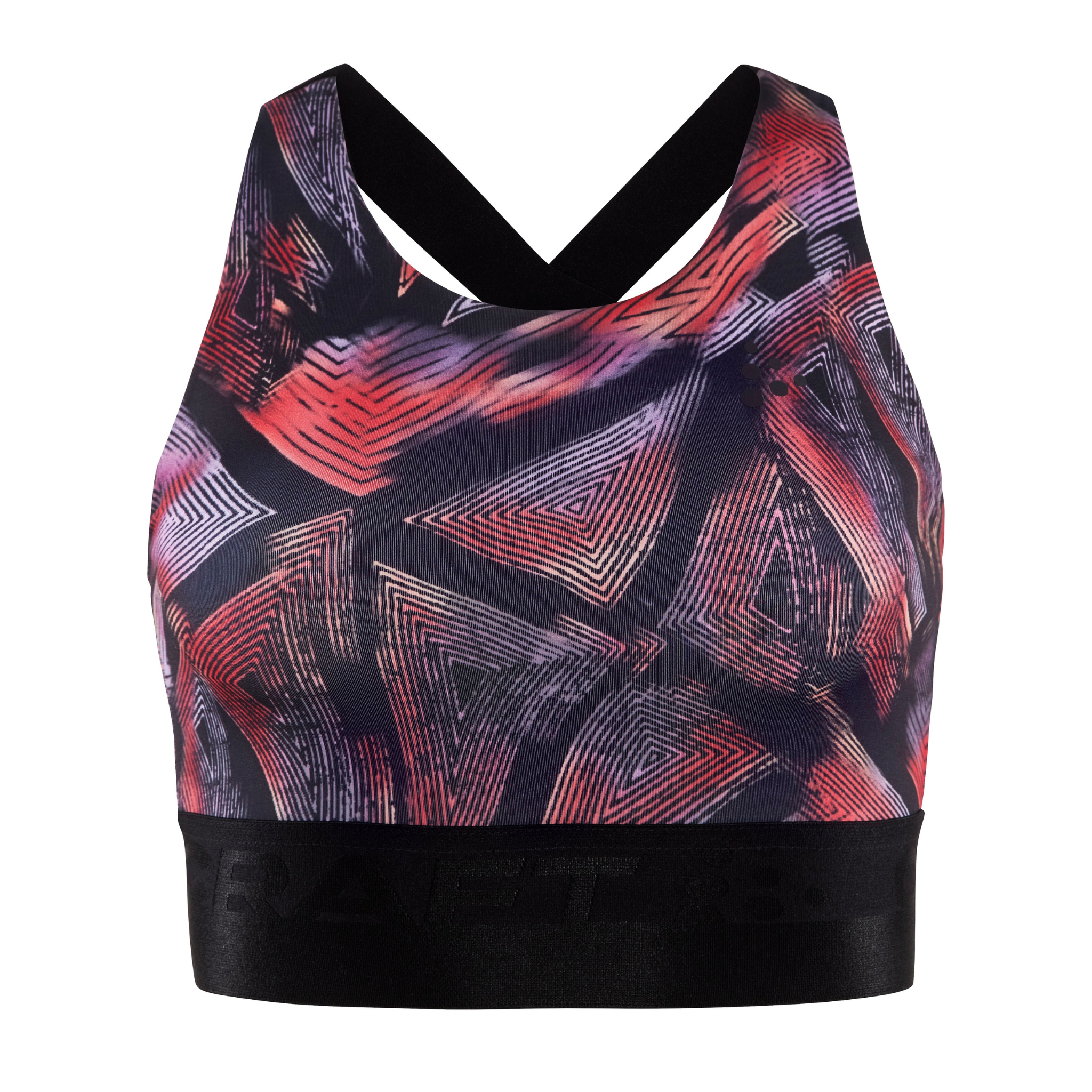 Craft Womens Core Charge Sport Top - Black/Lavender