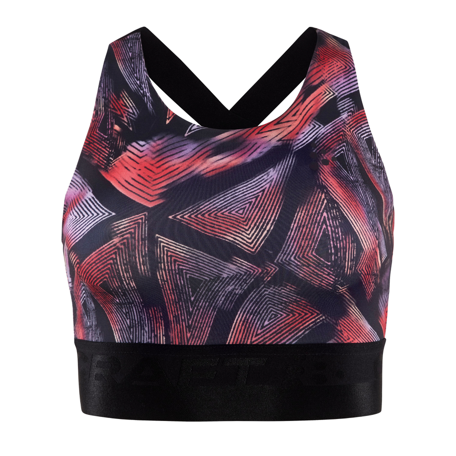 Craft Womens Core Charge Sport Top - Black/Lavender