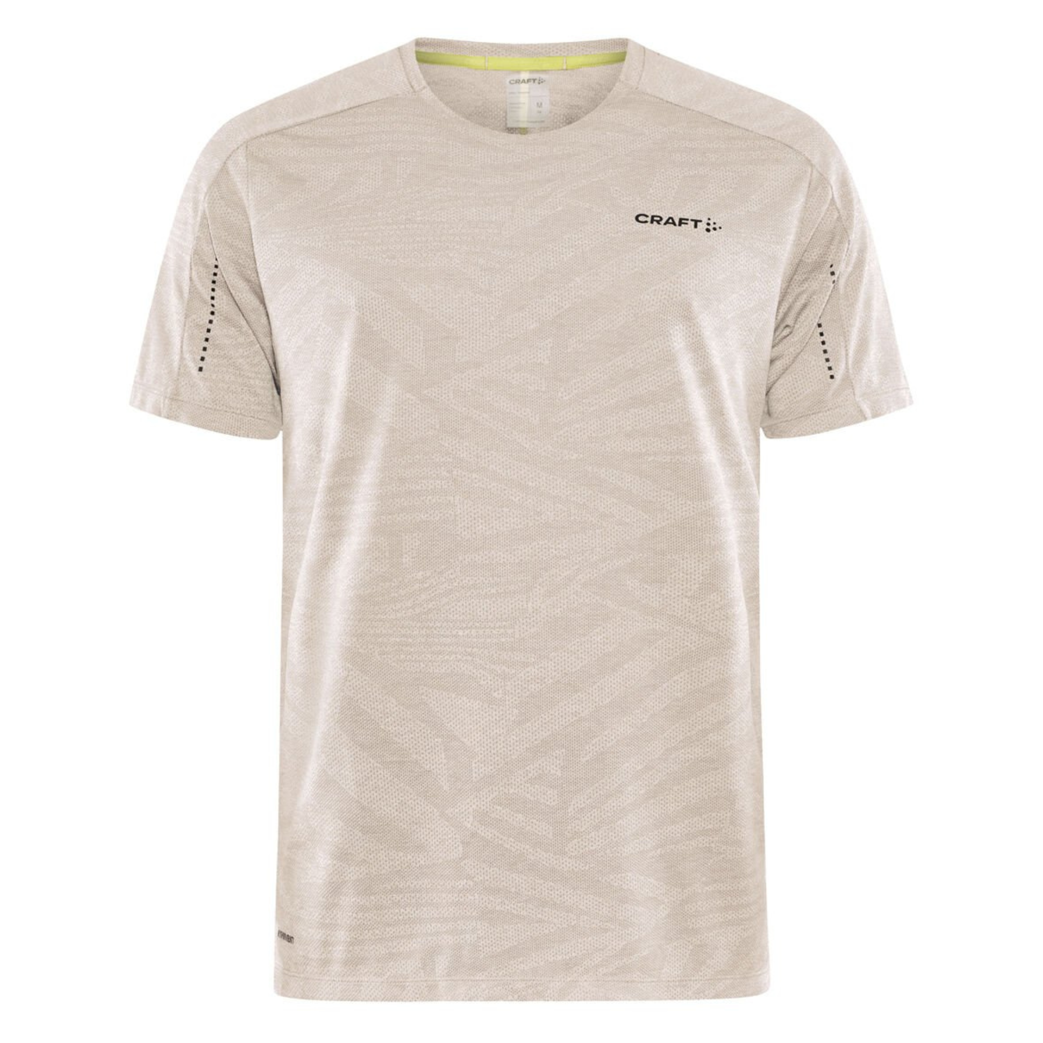 Craft Mens Adv Hit SS Structure Tee - Ecru