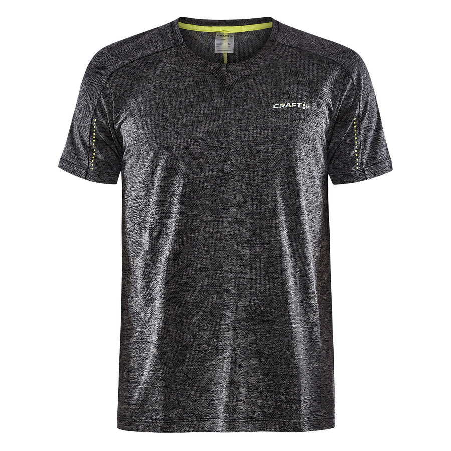 Craft Mens Adv Hit SS Structure Tee - Granite