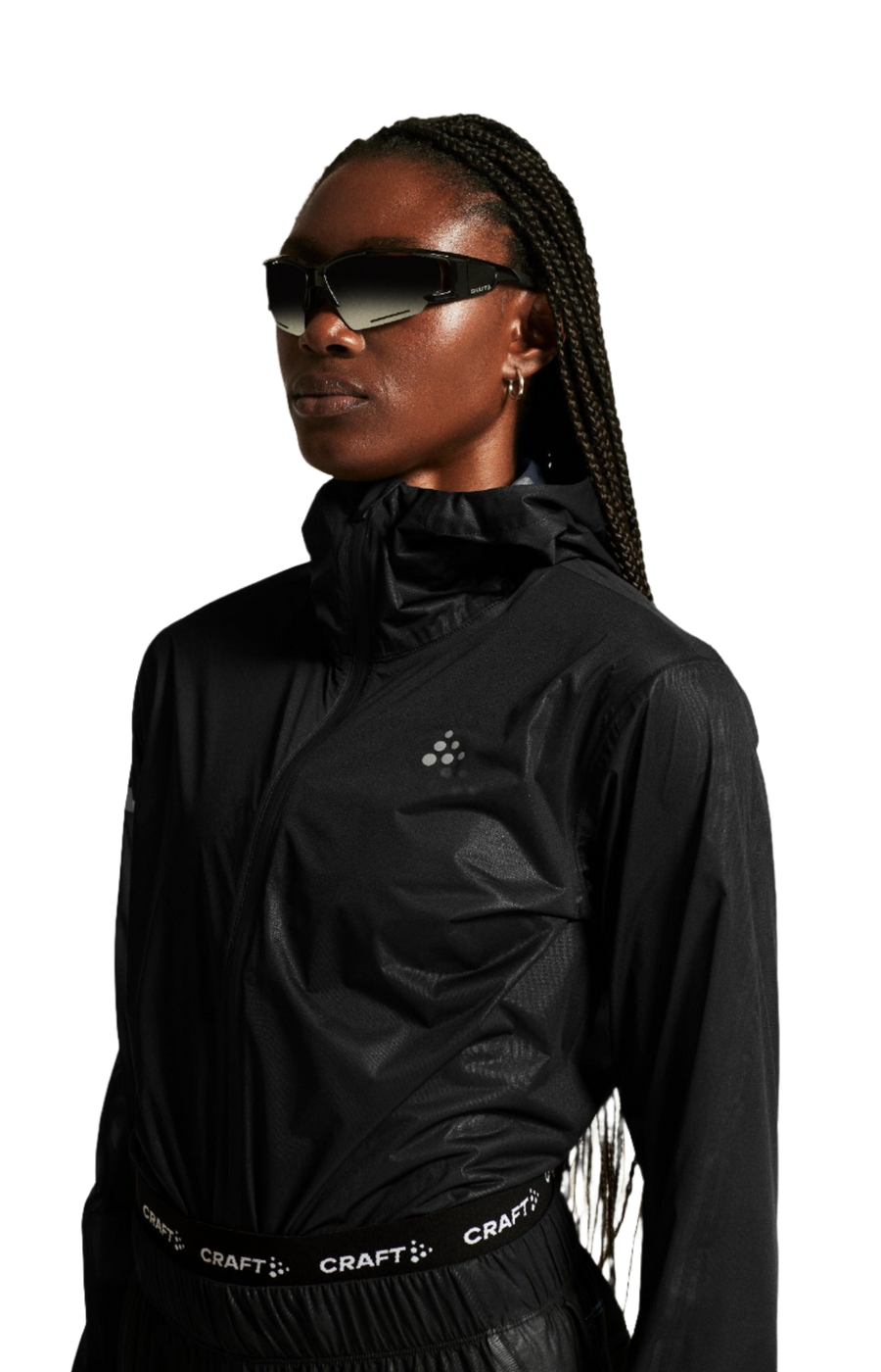 Craft Womens Pro Hydro Lightweight Jacket - Black