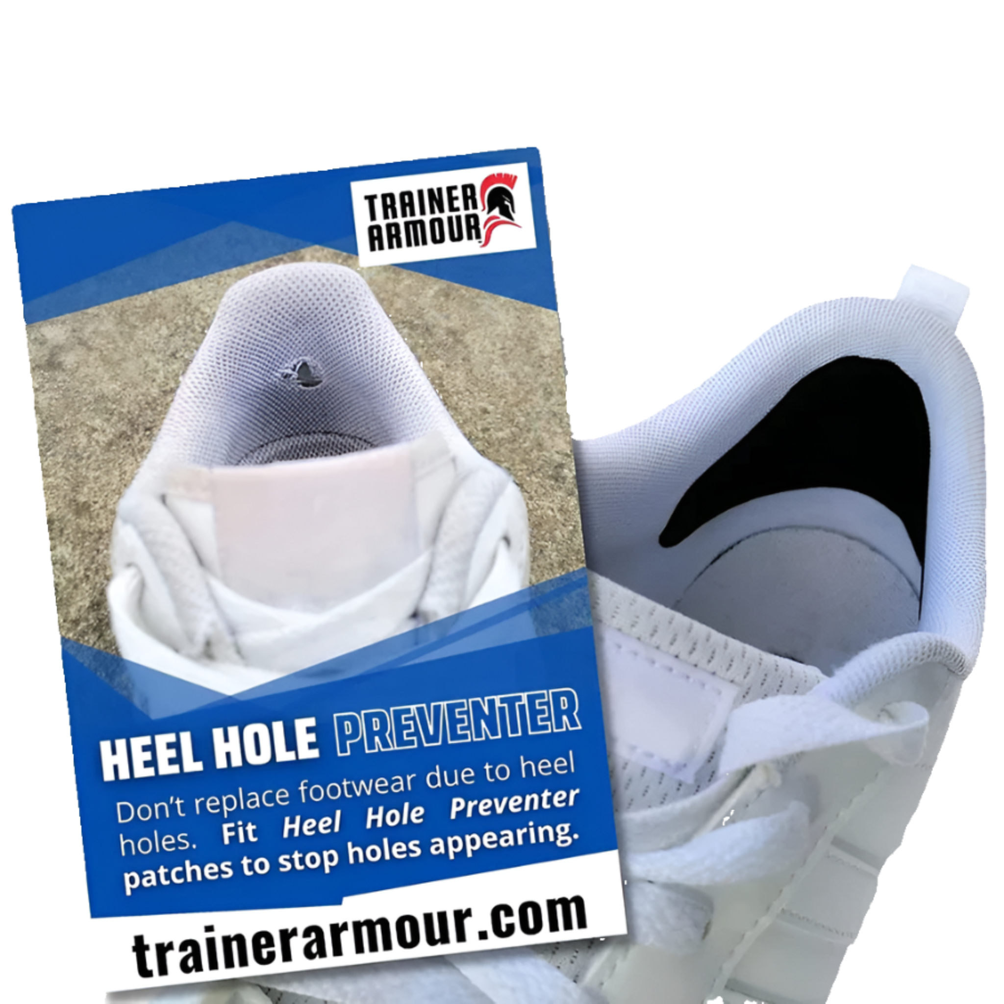 Trainer Armour Heel Hole Preventer - Black