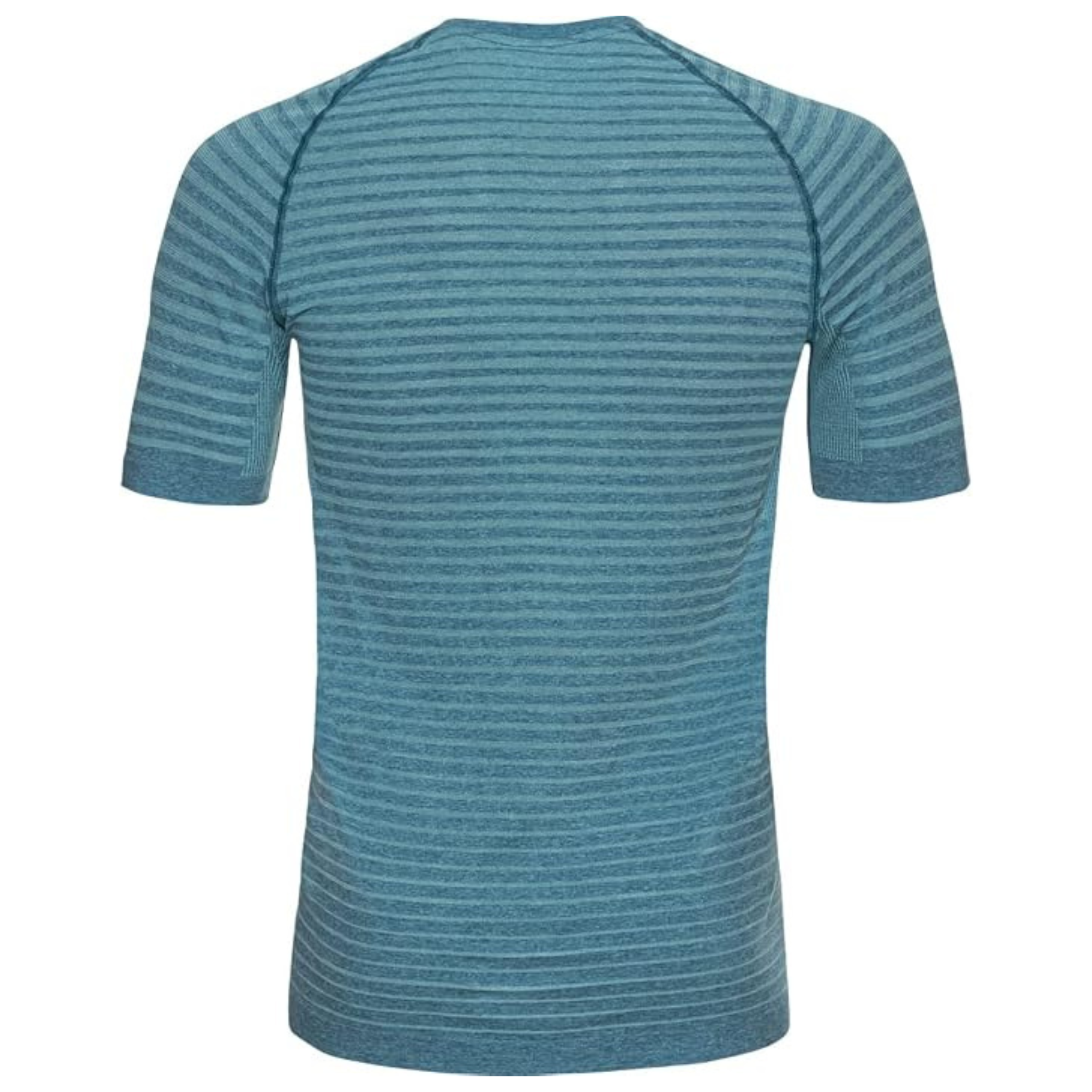 Odlo Mens Essential Seamless T-Shirt Crew Neck S/S - Blue Wing Teal Melange