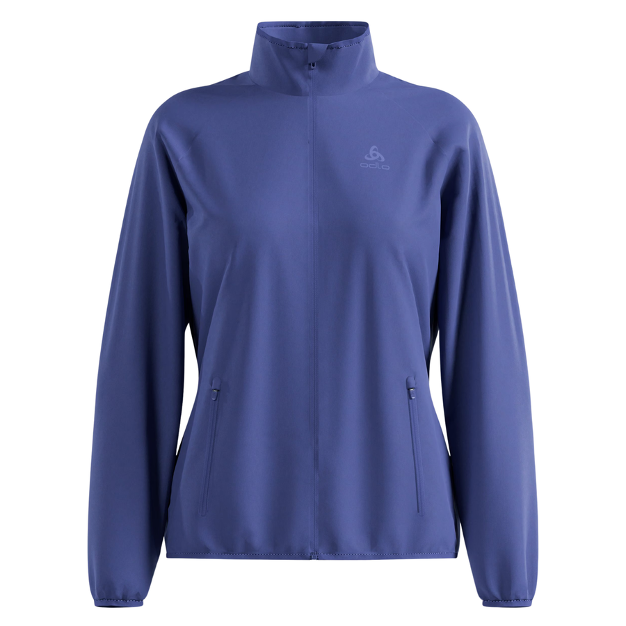 Odlo Womens Essential Light Jacket - Skipper Blue