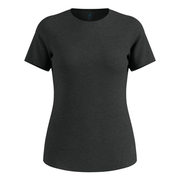 Odlo Womens Essential 365 T-Shirt Crew Neck S/S - Black Melange