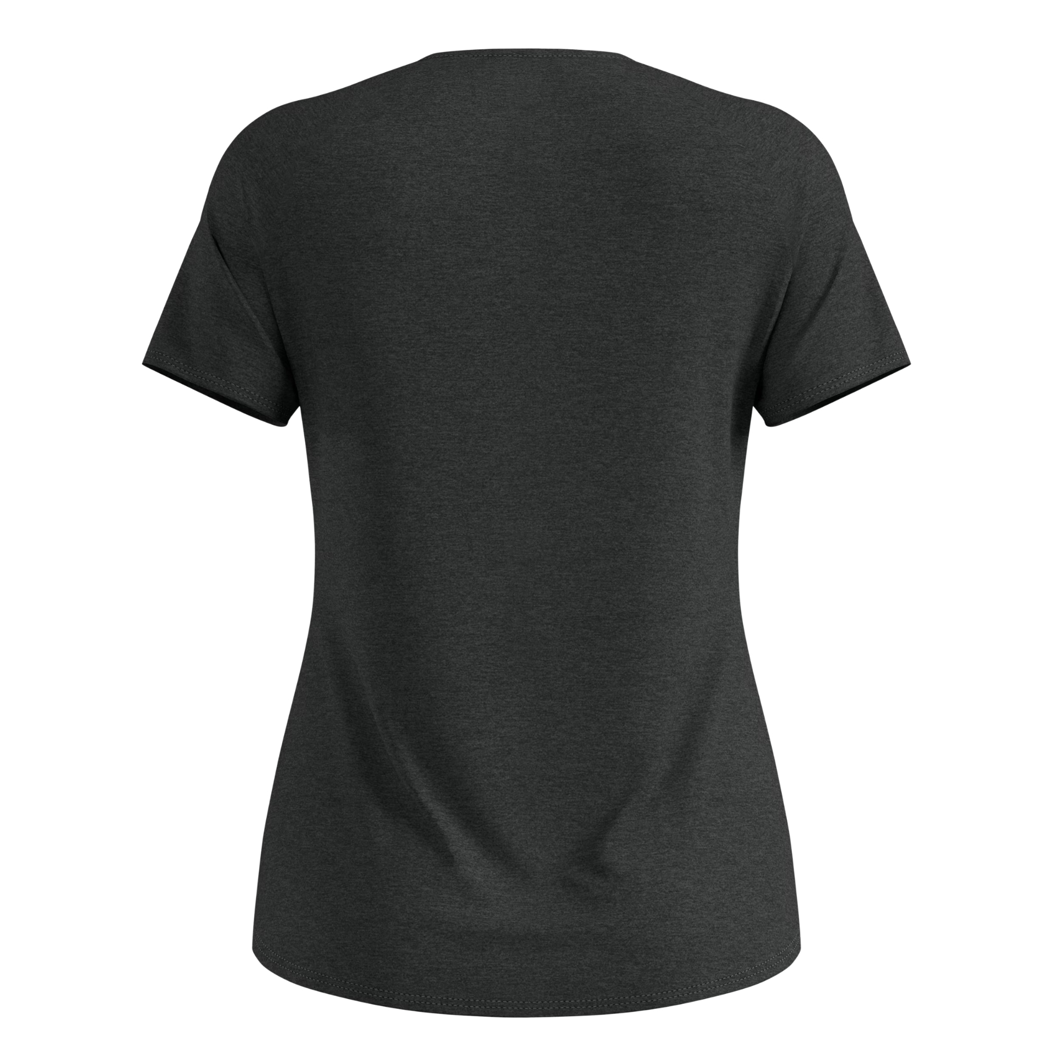 Odlo Womens Essential 365 T-Shirt Crew Neck S/S - Black Melange