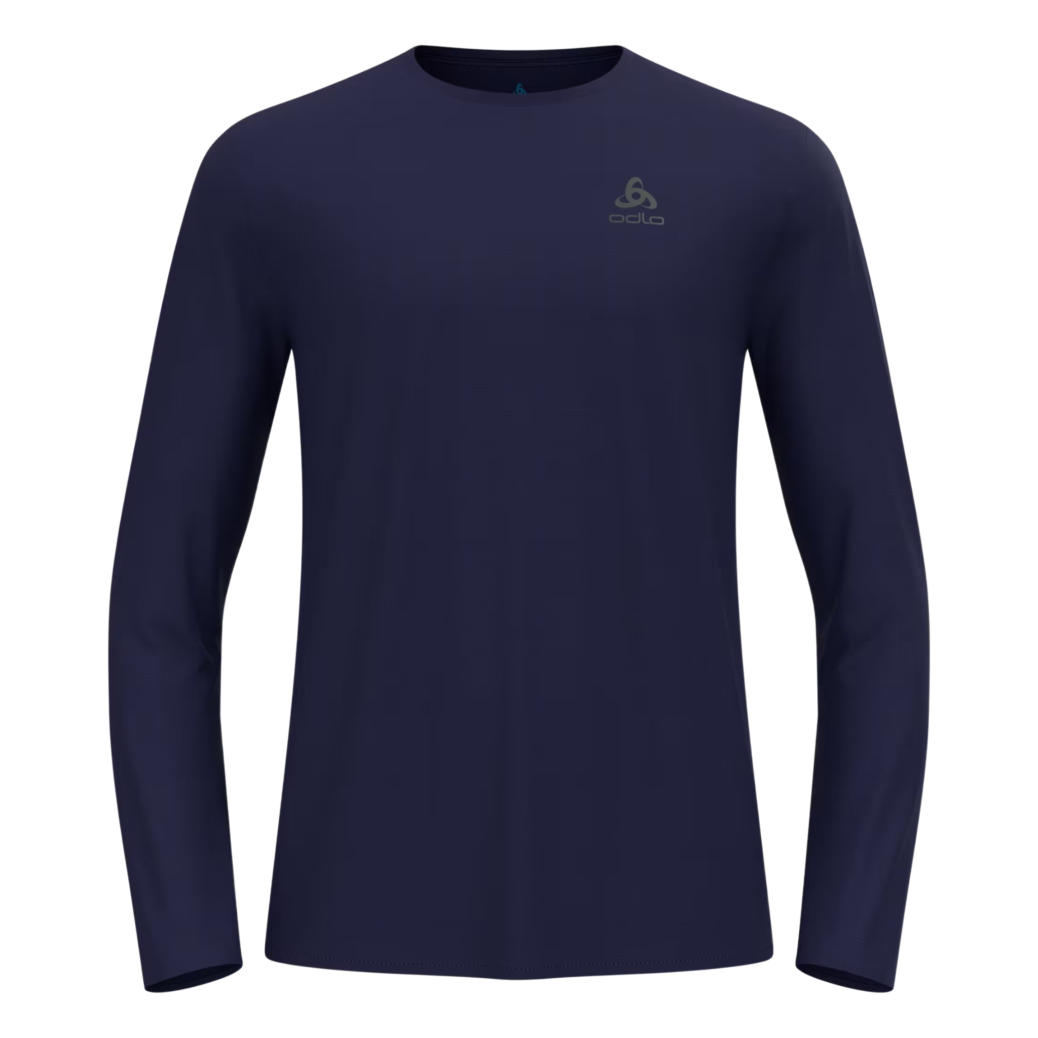 Odlo Mens Zeroweight Chill-Tec T-Shirt Crew Neck L/S - Eclipse