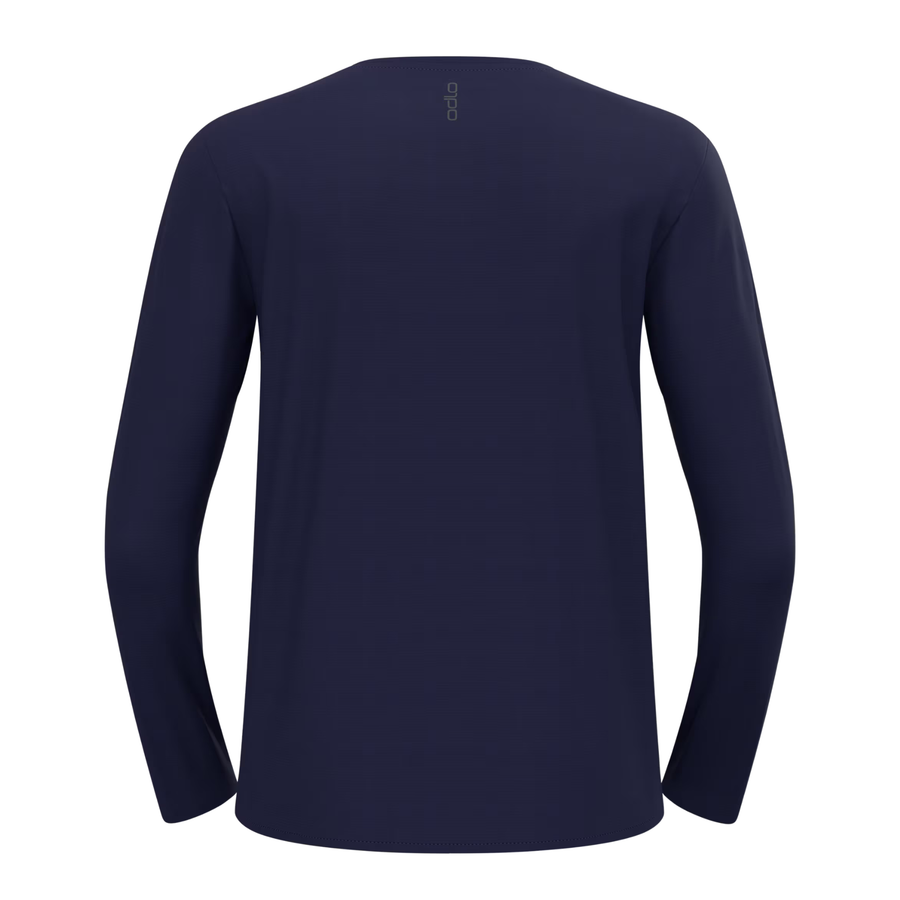 Odlo Mens Zeroweight Chill-Tec T-Shirt Crew Neck L/S - Eclipse