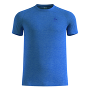 Odlo Mens Essential Seamless T-Shirt Crew Neck S/S - Dazzling Blue Melange