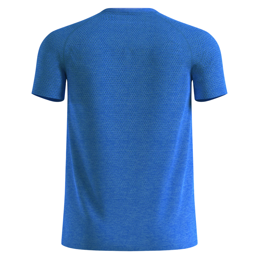 Odlo Mens Essential Seamless T-Shirt Crew Neck S/S - Dazzling Blue Melange