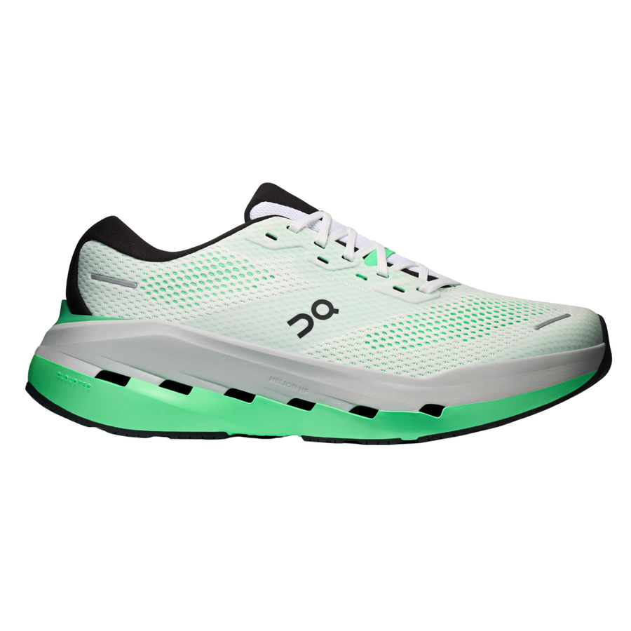 On Mens Cloudrunner 3 Max - White/Verdite - Stability