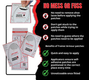 Trainer Armour Big Toe Hole Preventer - Black