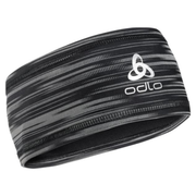 Odlo Polyknit Light Eco Print Headband - Black Reflective