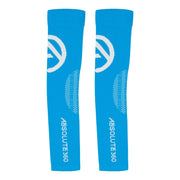 Absolute360 Infrared Compression Arm Sleeves - Turquoise/White
