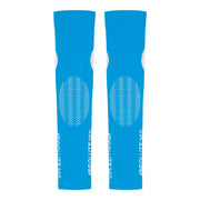 Absolute360 Infrared Compression Arm Sleeves - Turquoise/White