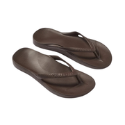 Archies Arch Support Flip Flops - Brown