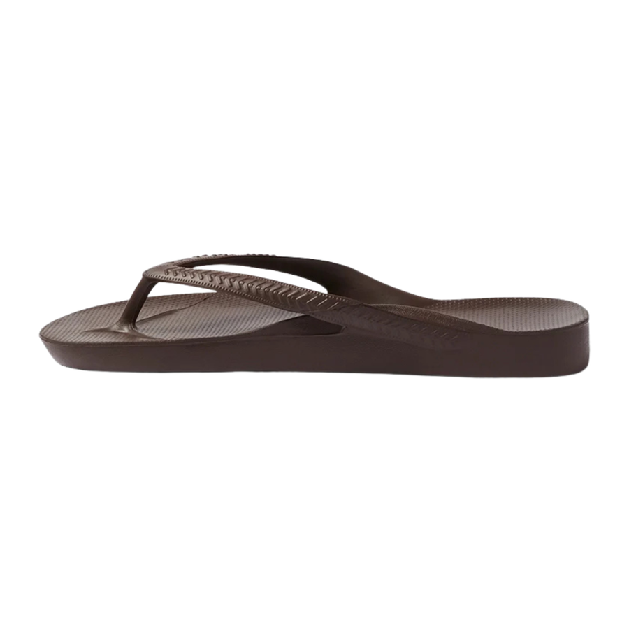 Archies Arch Support Flip Flops - Brown