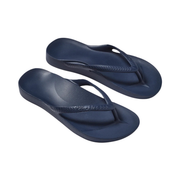 Archies Arch Support Flip Flops - Navy