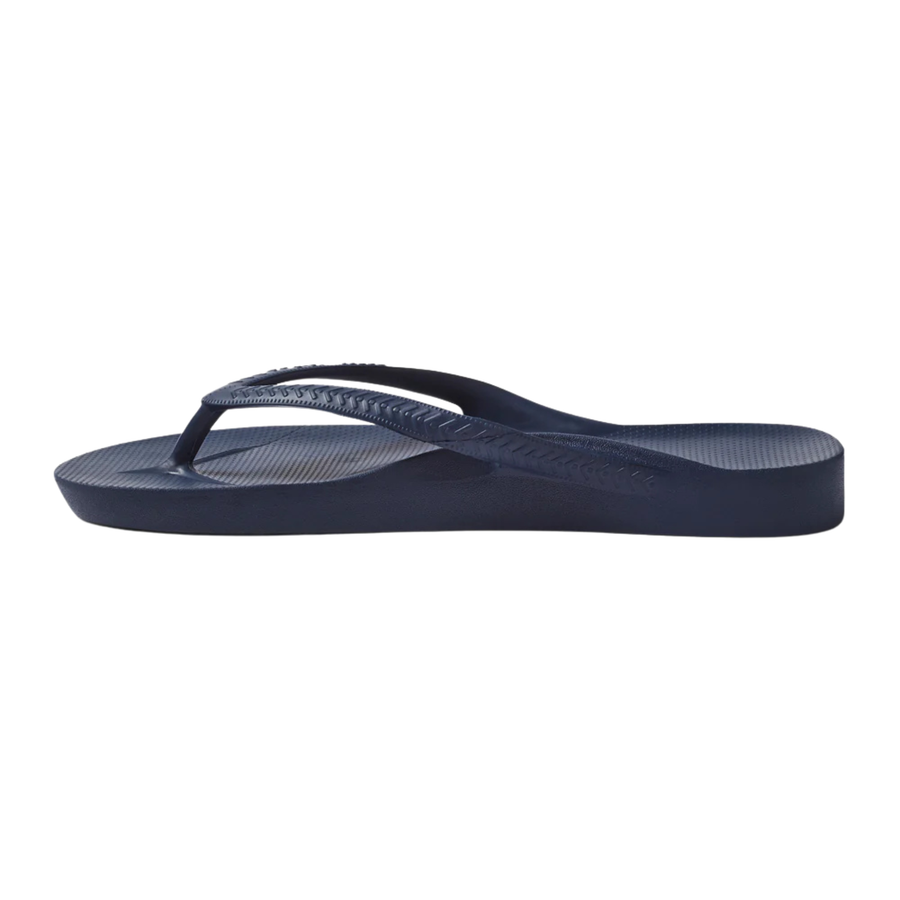 Archies Arch Support Flip Flops - Navy