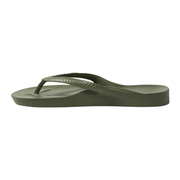 Archies Arch Support Flip Flops - Olive