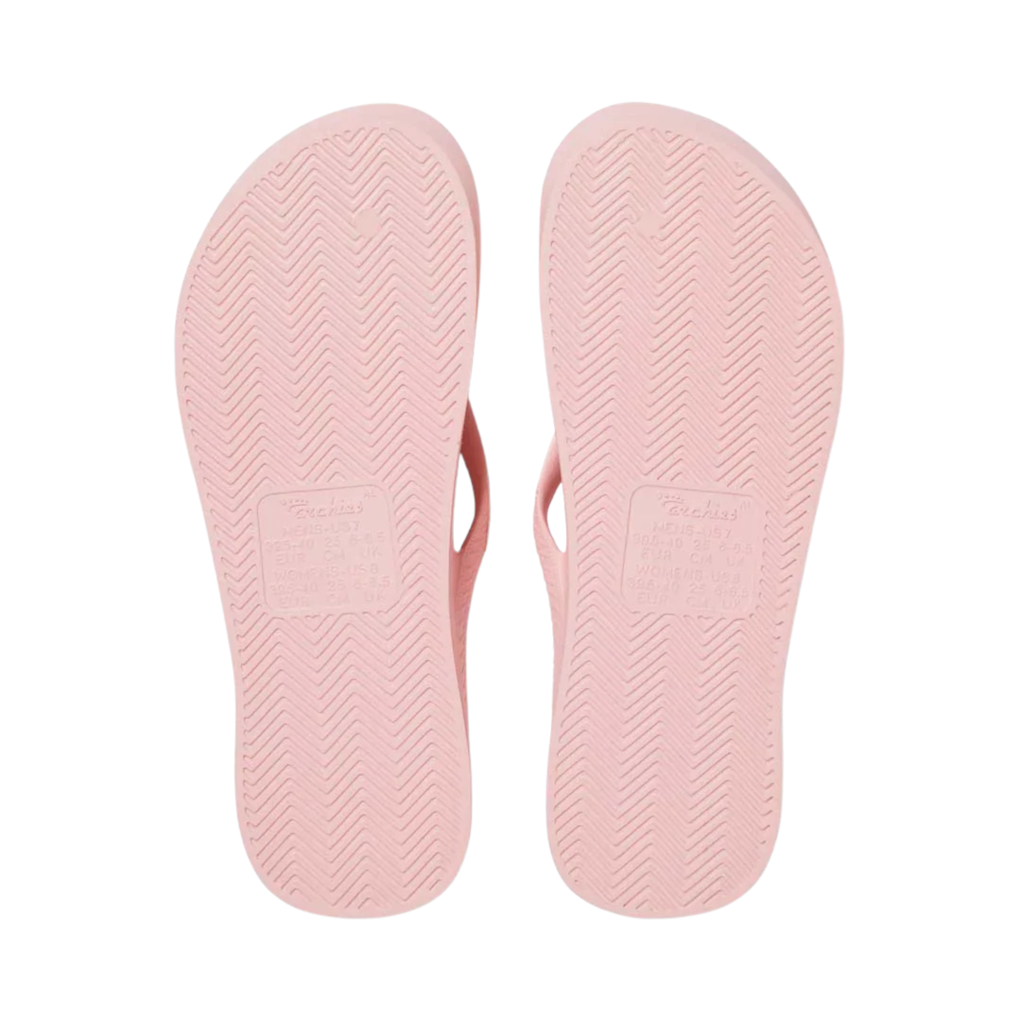 Archies Arch Support Flip Flops - Pink