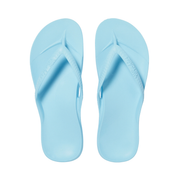 Archies Arch Support Flip Flops - Sky Blue