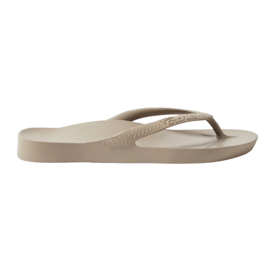 Archies Arch Support Flip Flops - Taupe