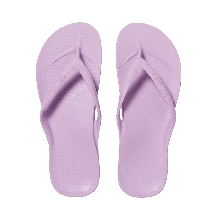 Archies Arch Support Flip Flops - Lilac