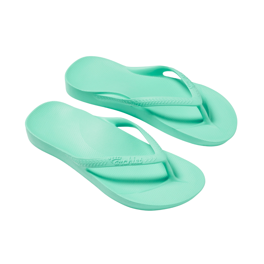 Archies Arch Support Flip Flops - Mint