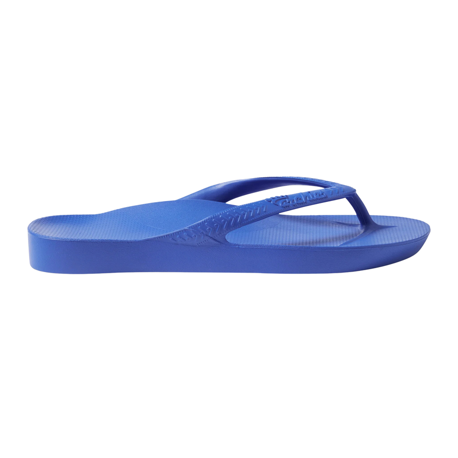 Archies Arch Support Flip Flops - Royal Blue