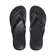 Archies Arch Support Flip Flops - Black
