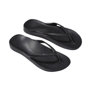 Archies Arch Support Flip Flops - Black