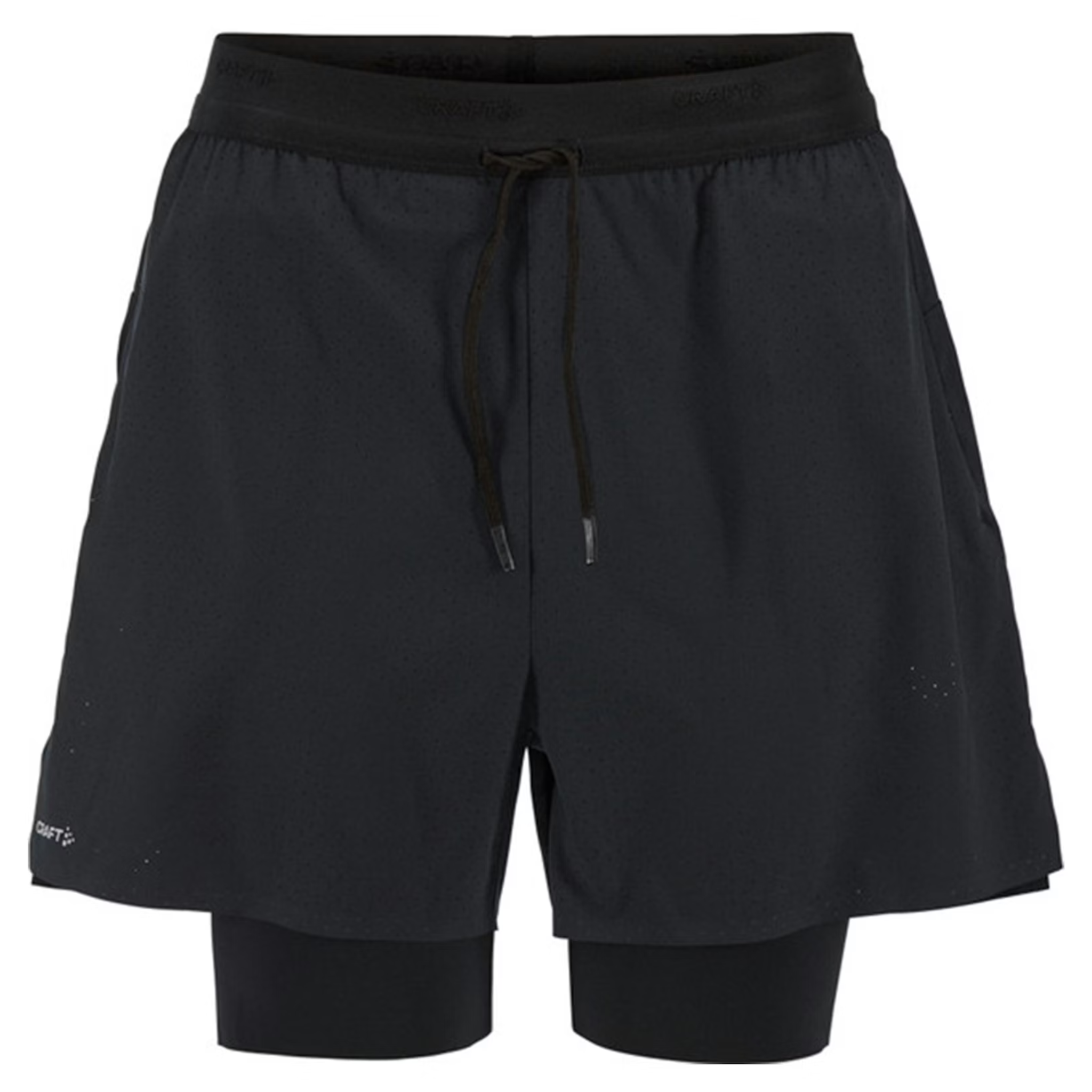 Craft Mens Hypervent 2-in-1 Shorts - Black